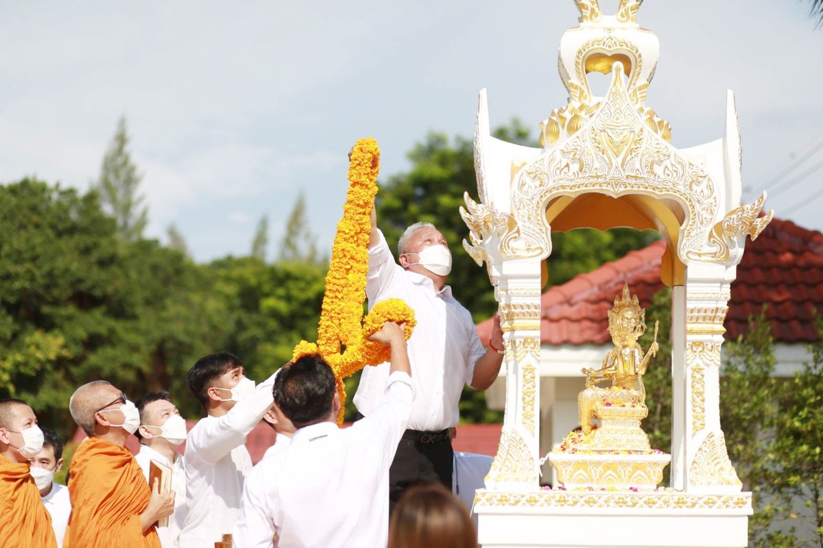 ฤกษ์งามยามดี เคหะสุขประชา ตั้งศาลพระพรหม