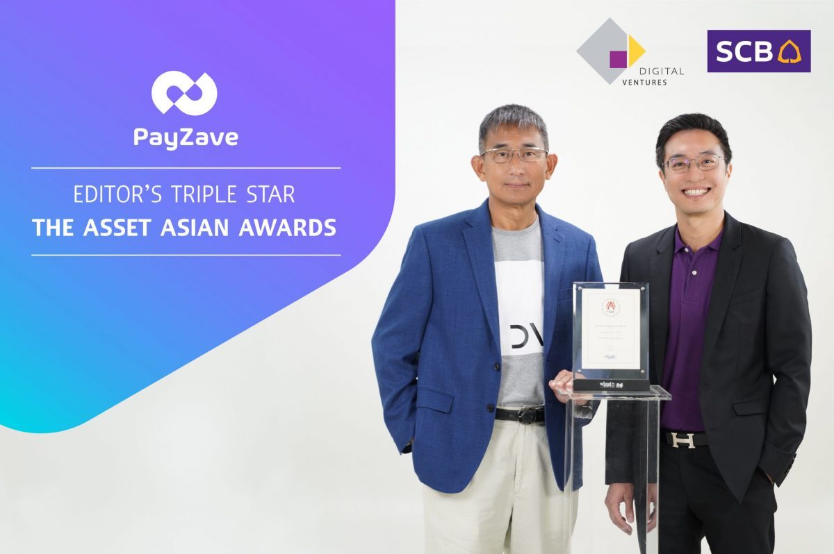 SCB and Digital Ventures' PayZave Platform win Editors' Triple Star Award at The Asset Triple A Awards 2022