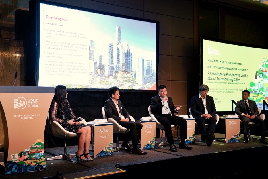 วัน แบงค็อก ร่วมแสดงวิสัยทัศน์ภายใต้หัวข้อ A Developer's Perspectives on the 4Ds of Transforming Cities ในงาน Urban Land Institute ณ ประเทศสิงคโปร์
