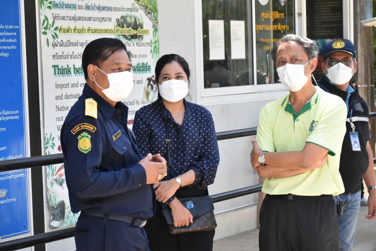 เลขาฯ มกอช. ลงพื้นที่จังหวัดพะเยา เยี่ยมชมและติดตามการปฎิบัติงานด่านศุลกากรเชียงของประจำบ้านฮวก