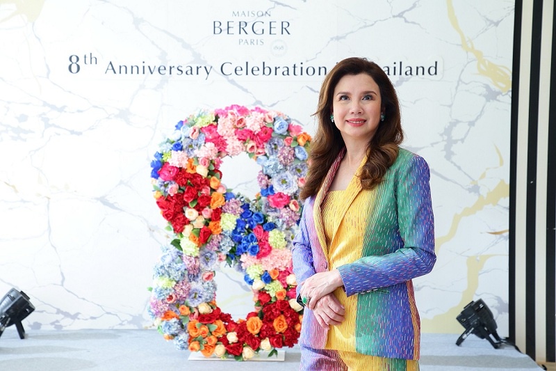 เมซอง แบร์เช่ ปารีส (Maison Berger Paris) ฉลองครบรอบ 8 ปี ในประเทศไทย