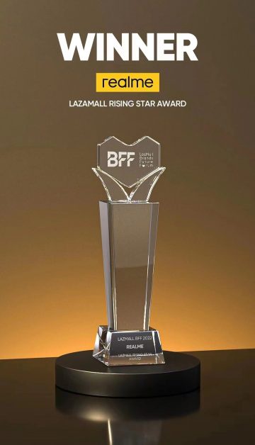 realme คว้ารางวัล LazMall Rising Star Award ในงาน LazMall Brands Future Forum (BFF) 2022 ณ Resorts World Sentosa