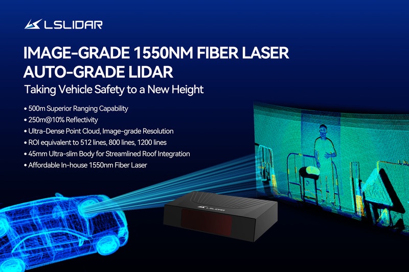 LSLiDAR's Image-grade 1550nm LiDAR 'LS Series' is Now Available for Automotive OEMs, Taking Vehicle Safety to a New Height!