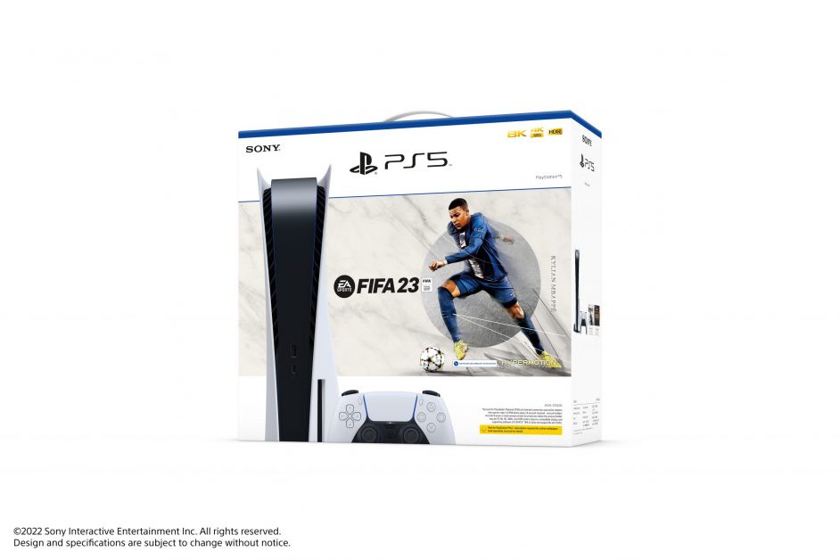 Sony PlayStation ประกาศวางจำหน่ายชุดเครื่องเกมบันเดิล PlayStation(R)5 EA SPORTS(TM) FIFA 23 ราคา 20,790 บาท ในวันที่ 30 กันยายน ศกนี้