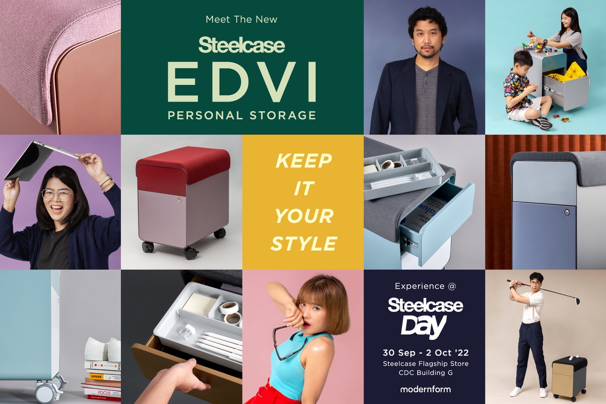 โมเดอร์นฟอร์มจัดงาน Steelcase Day พบกับนวัตกรรมเฟอร์นิเจอร์สำนักงานระดับโลก ที่ผสานเทคโนโลยีและดีไซน์ให้เข้ากับพื้นที่ทำงานได้อย่างลงตัว