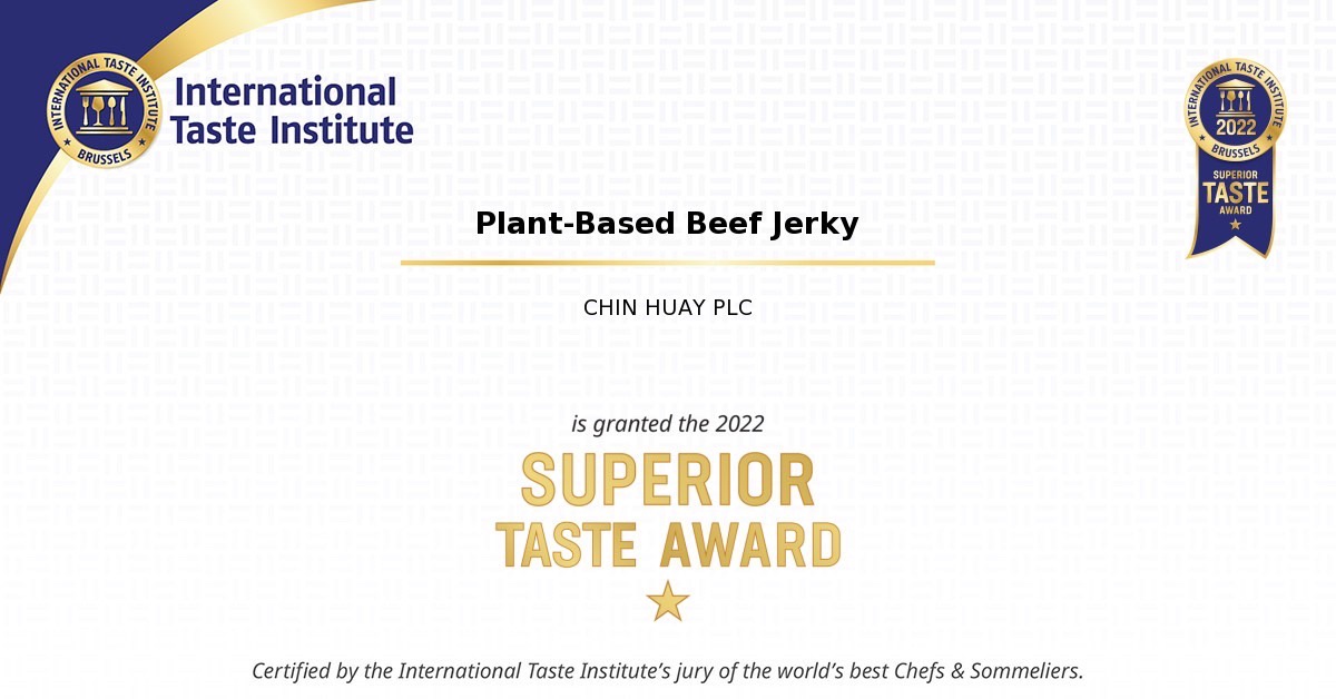 CH คว้ารางวัลระดับโลก Superior Taste Award 2022 สัญลักษณ์แห่งความเป็นเลิศด้านรสชาติจาก ITQI