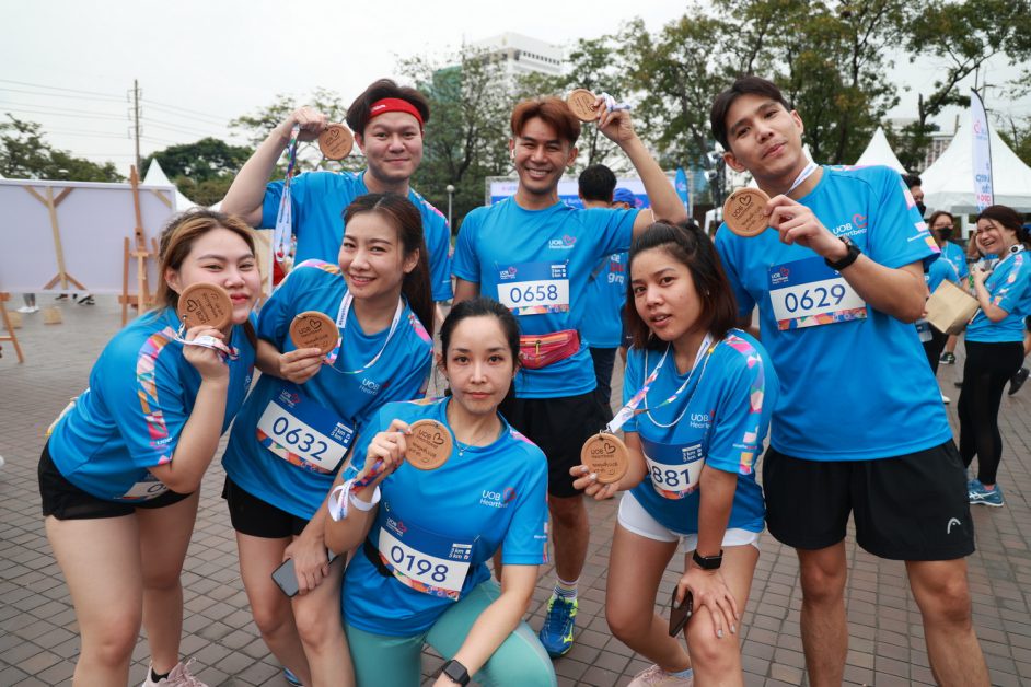 More than 1,500 UOB Thailand colleagues, customers and business partners united at UOB Global Heartbeat Run/Walk to raise funds for charities