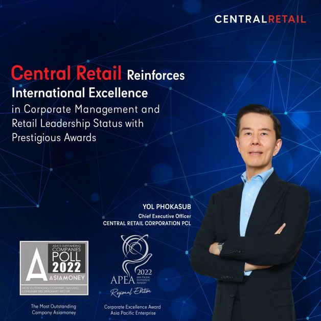 Central Retail Reinforces International Excellence in Corporate Management and Retail Leadership Status with Prestigious Awards