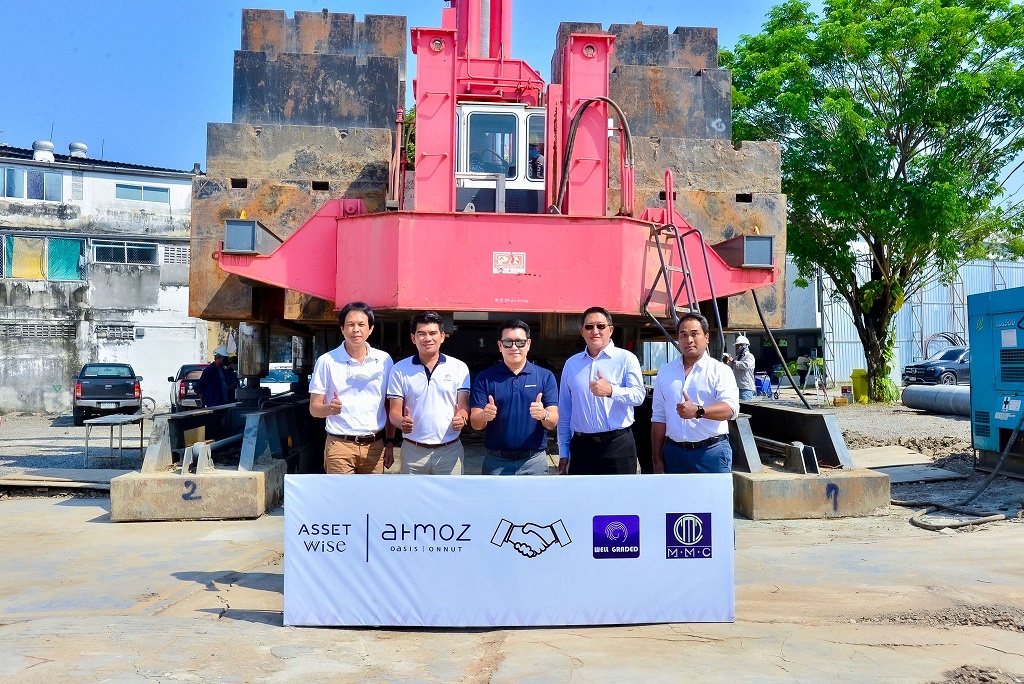 WGE ร่วมทำพิธีลงเสาเอก โครงการ Atmoz Oasis อ่อนนุช