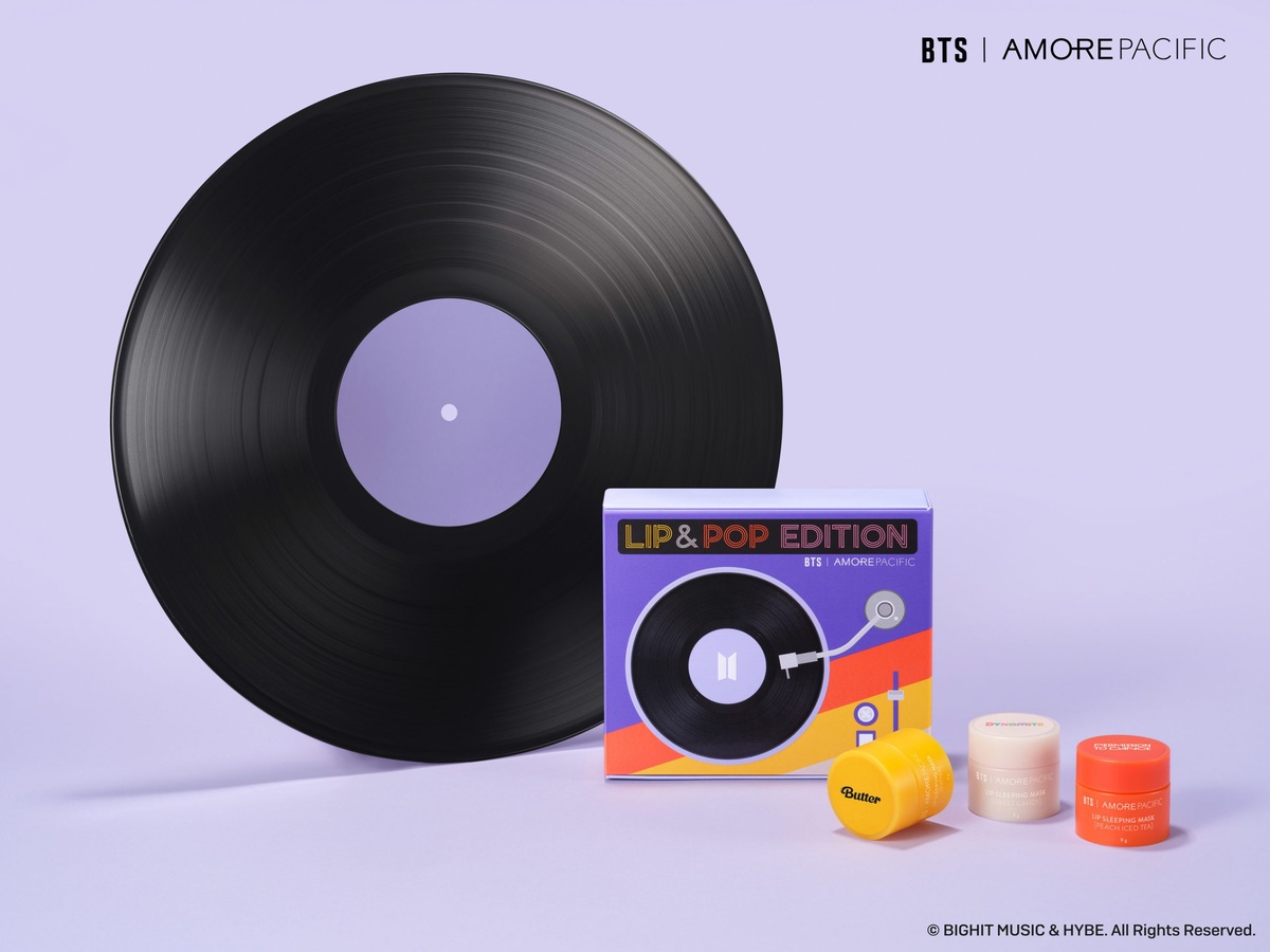 Amorepacific and BTS collaborate to release limited-edition set featuring NEW Butter Lip Sleeping Mask flavor
