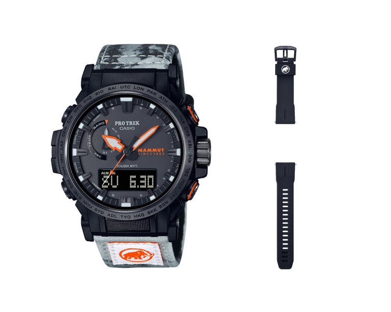คาสิโอเปิดตัวนาฬิกา PRO TREK รุ่นใหม่ ในดีไซน์ร่วมกับแบรนด์ แมมมุท