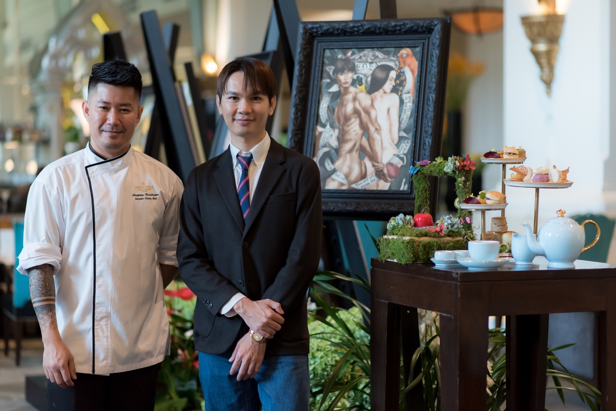 The House of Eden: Anantara Siam Bangkok Reveals New Artist Collaboration with Krishna the Fifth for its Afternoon Tea Culture Series