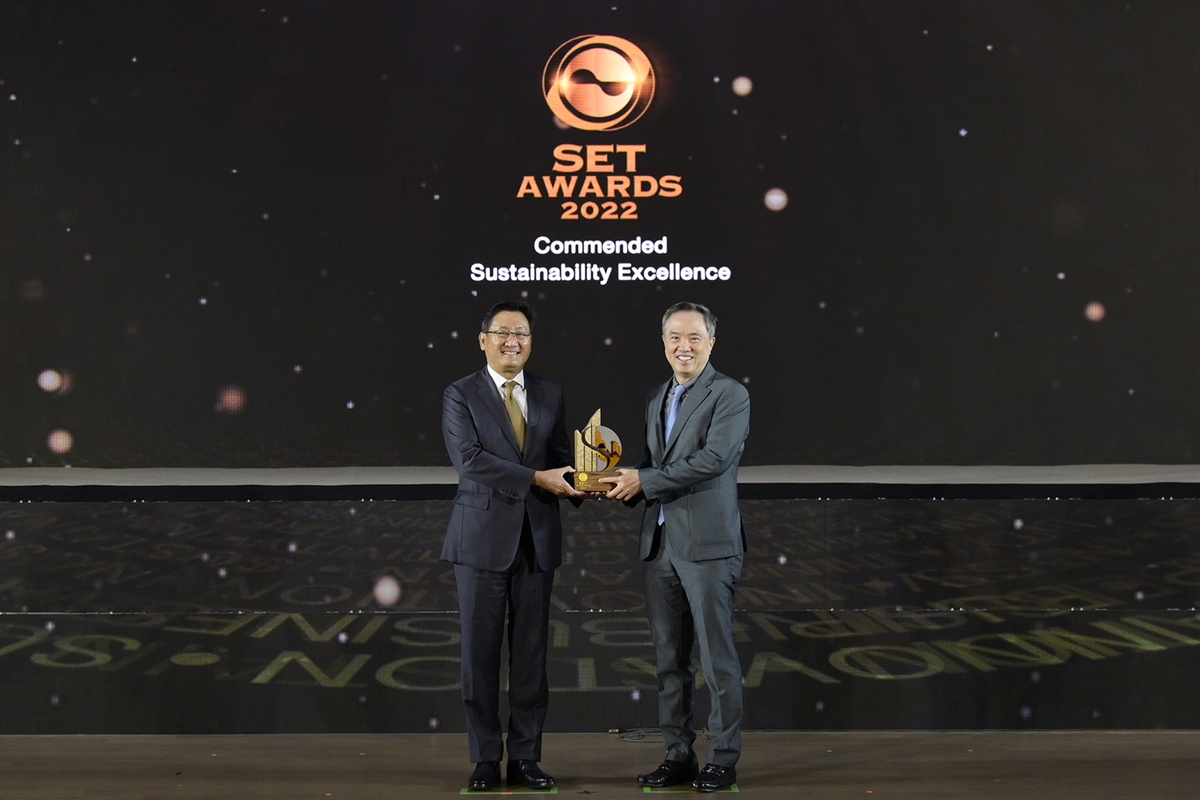 โฮมโปร คว้ารางวัลด้านความยั่งยืน Commended Sustainability Awards ในงานประกาศผลรางวัล SET Awards 2022 จากตลาดหลักทรัพย์แห่งประเทศไทย