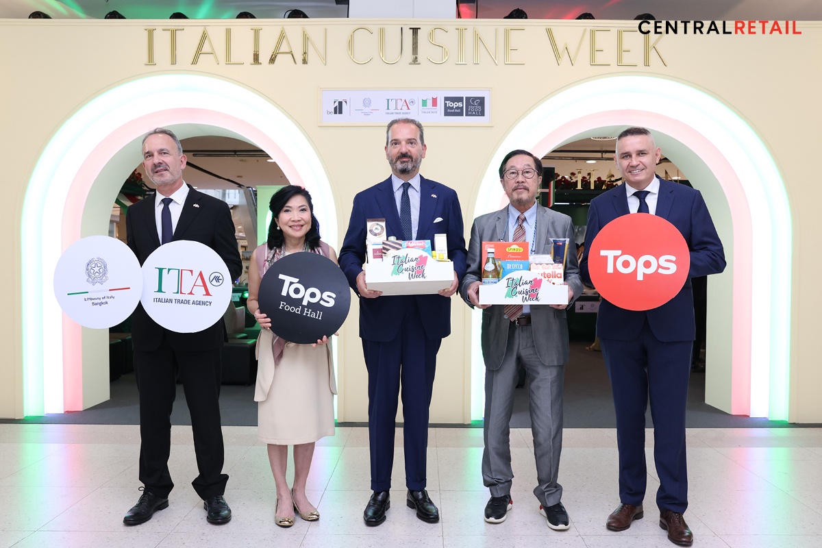 Tops joins the Embassy of Italy and Italian Trade Agency to present the first 'Italian Cuisine Week' of the year