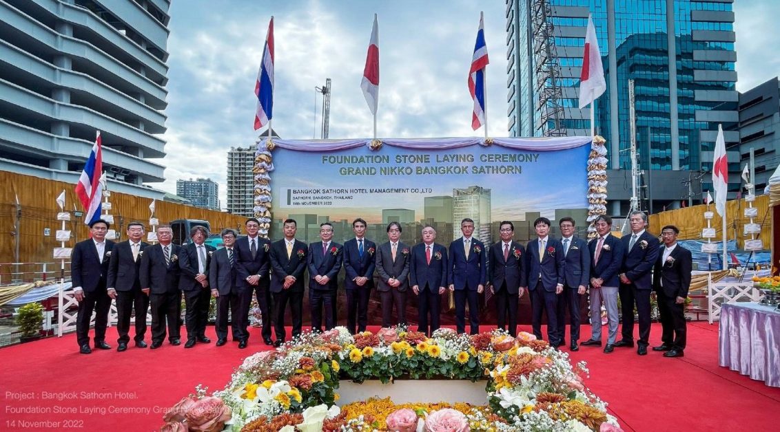 กลุ่ม STI ร่วมพิธีวางศิลาฤกษ์ โครงการ Grand Nikko Bangkok Sathorn ในฐานะผู้ออกแบบและควบคุมงานก่อสร้างของโครงการ