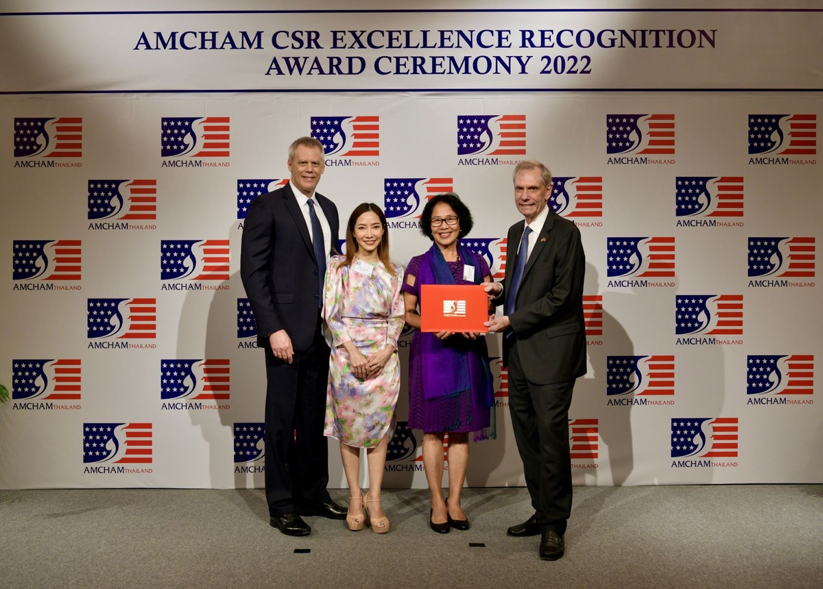 บีเจซี รับรางวัล AMCHAM CSR Excellence Award 2022 ต่อเนื่องเป็นปีที 3 จากหอการค้าอเมริกันในประเทศไทย (AMCHAM)