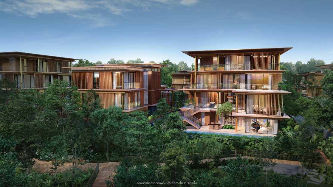 Thailand's 'Mulberry Grove Villas' introduces 'cluster homes' for extended families at The Forestias