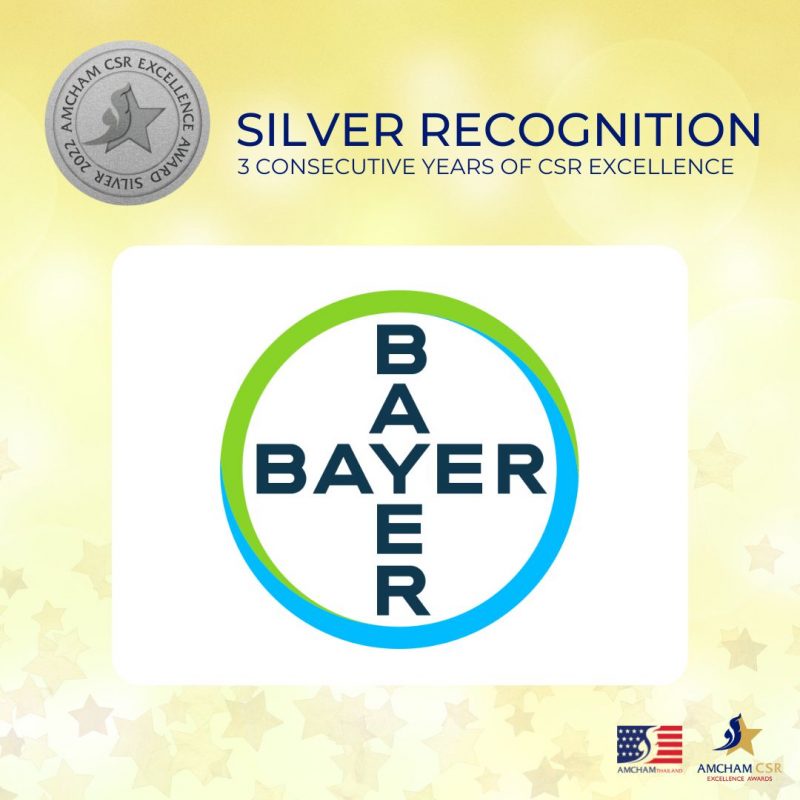 Bayer Thai receives 2022 AMCHAM CSR Excellence Recognition Award for 4 consecutive years