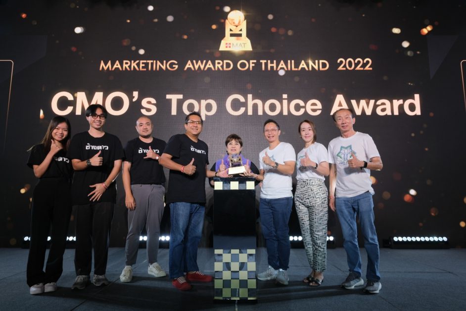 CMO ทั่วประเทศโหวต ช้างดาว-ห่านคู่ ยอดเยี่ยมที่สุดแห่งปี พร้อมรักษาแชมป์ คว้า 3 รางวัล Marketing Award of Thailand 2022