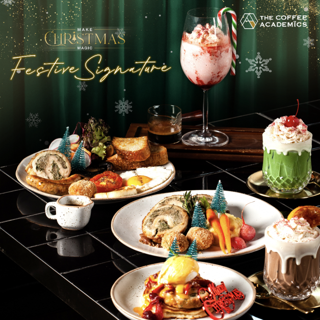 The Coffee Academ?cs welcomes Christmas and holiday season with festive dishes and drinks from 1 December 2022 - 3 January 2023