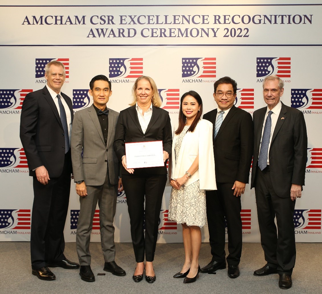 Pfizer Thailand receives Platinum Level Award at AMCHAM CSR Excellence Recognition Award 2022