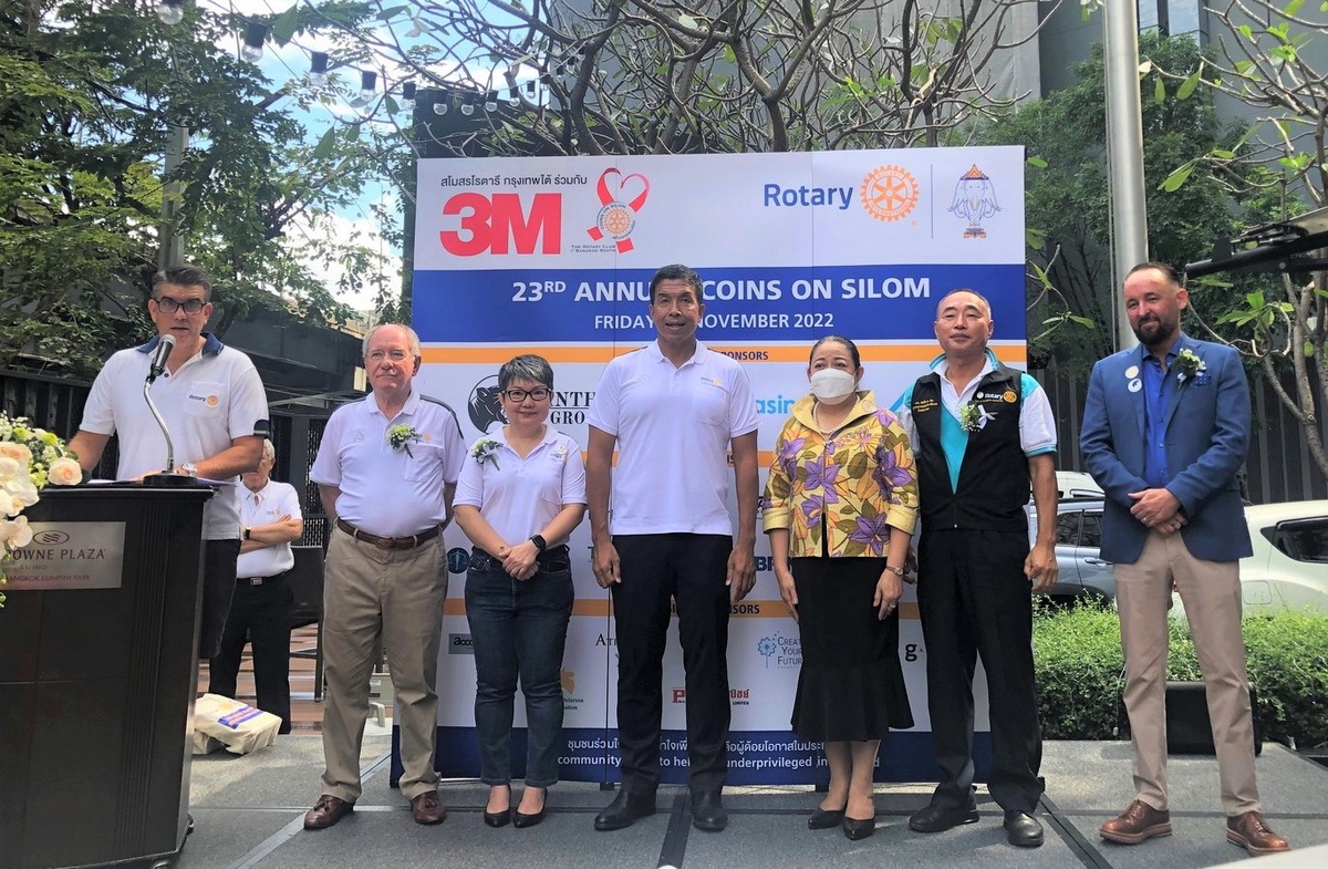 3M Continues to Sponsor Coins on Silom Fundraising Event to Aid Vulnerable Youth