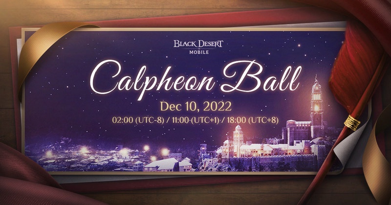 Pearl Abyss to Hold Calpheon Ball 2022 in Los Angeles and at New Headquarters in South Korea for the First Time
