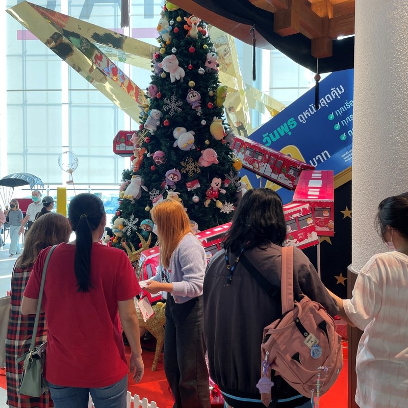 MINISO-themed BTS Skytrain brings cheer and joy to Bangkok commuters this holiday season