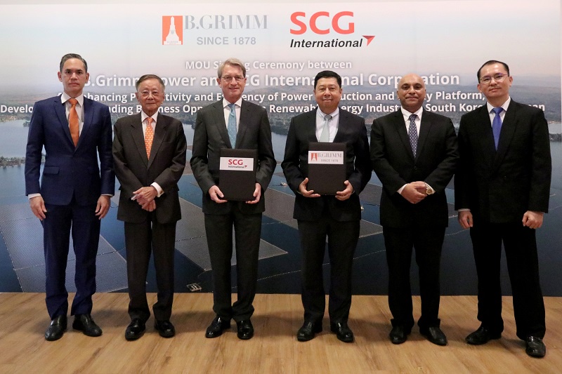 BGRIM ร่วมมือ SCG International พัฒนาเทคโนโลยีและจัดหาผลิตภัณฑ์เพื่อการก่อสร้าง โครงการพลังงานทดแทนของ B.Grimm Power