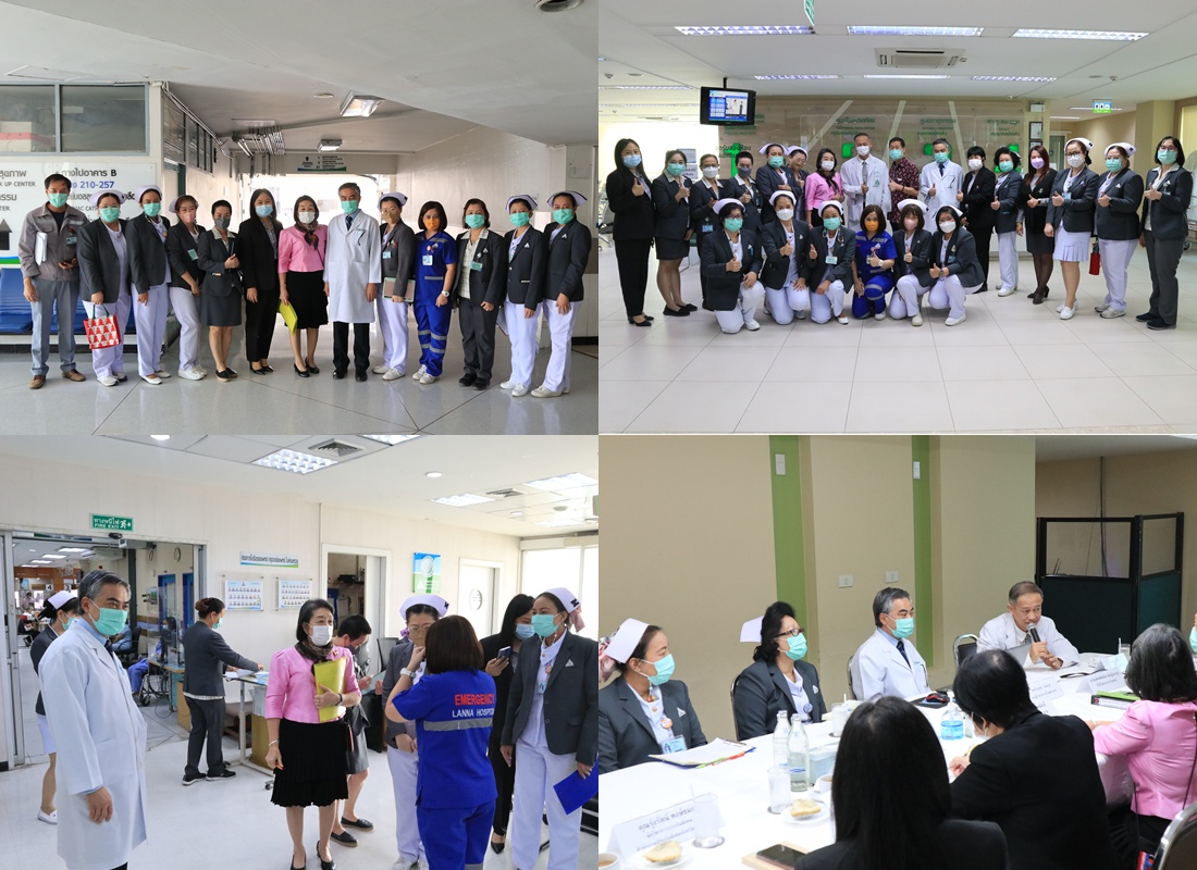 โรงพยาบาลลานนา รับการตรวจประเมินมาตรฐานสถานพยาบาลหลัก ในโครงการประกันสังคม ประจำปี 2566