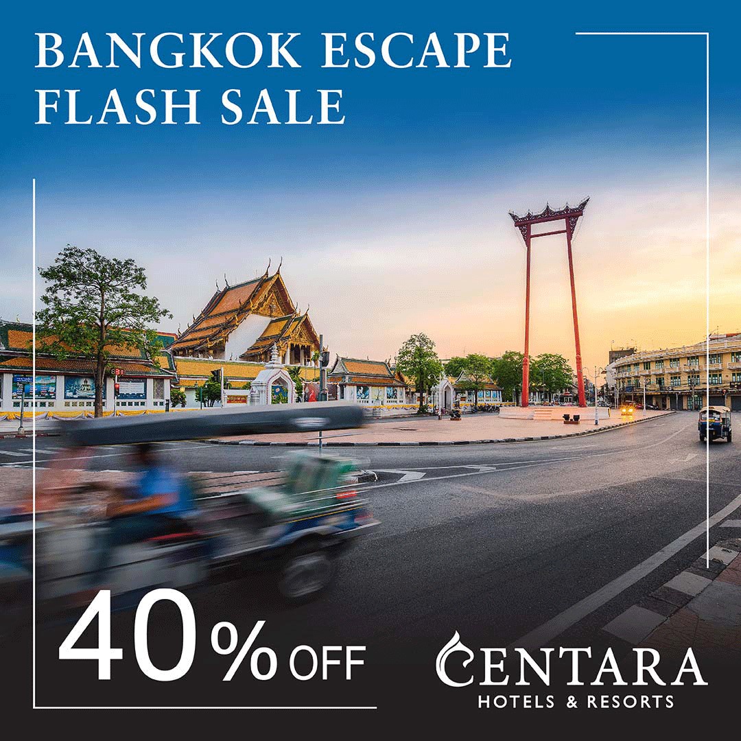 Centara Offers Huge Savings On Bangkok Hotels with 72-Hour Flash Sale