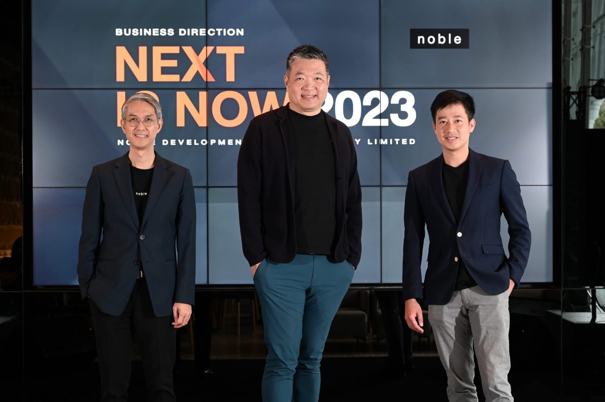 NOBLE makes an aggressive move in 2023 to expand housing projects with economic recovery. Set to launch 10 new projects worth a total of THB 23,300 million