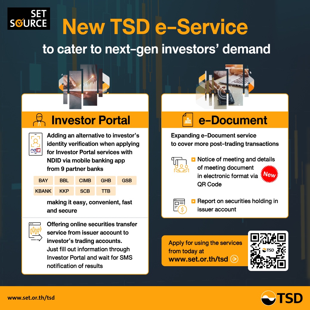 TSD expands e-Service to cater to next-gen investors' demand