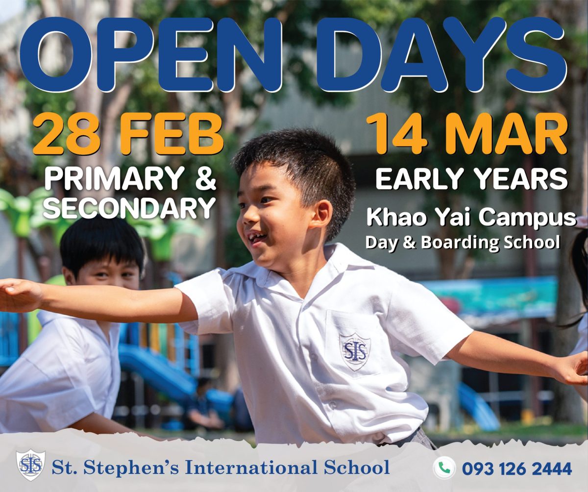 St. Stephen's Khao Yai - Open Days 2023