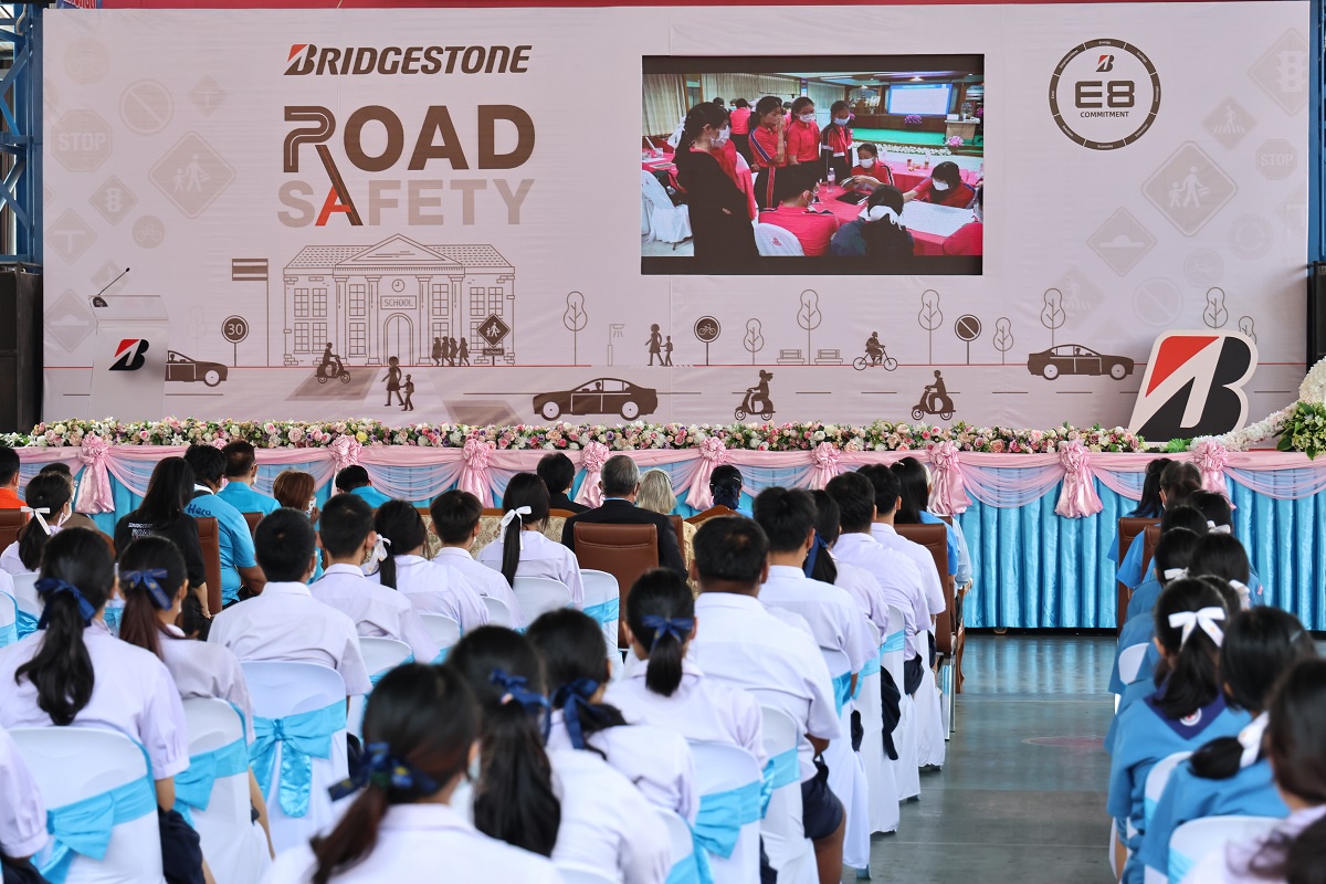 Bridgestone Carries on The 2nd Bridgestone Global Road Safety Project, Building a Powerful Bridgestone's Youth Champions Network and Conducts Handover of Road Modifications to a Pilot School