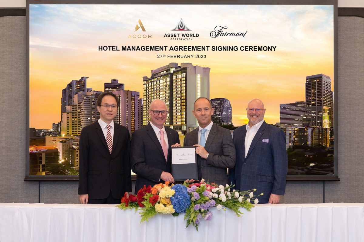 AWC จับมือ Accor เปิดตัวโรงแรมแฟร์มอนท์แห่งแรกของไทย ยกระดับกรุงเทพฯ เป็นศูนย์กลางตลาด MICE ลักซ์ซัวรี่ระดับโลก