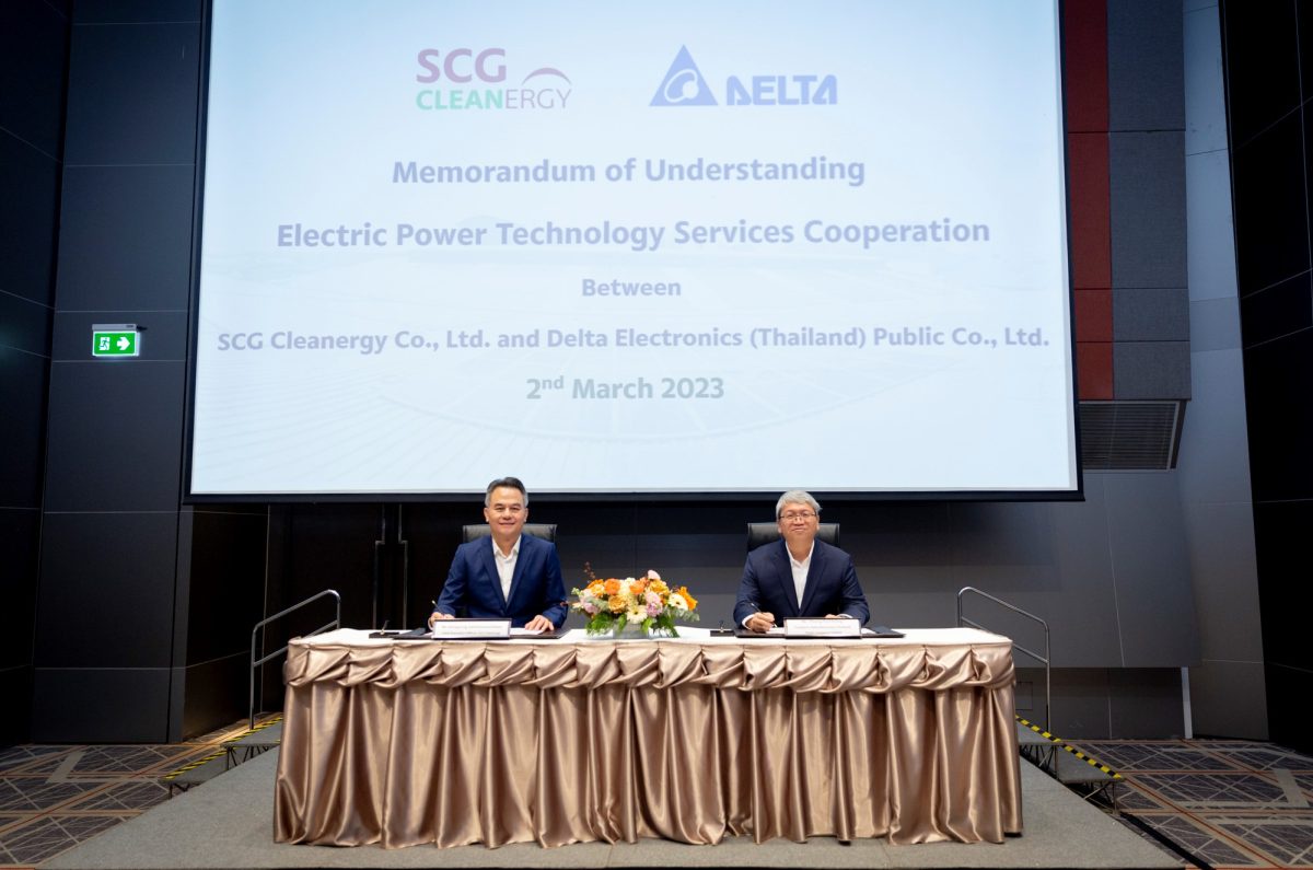 เดลต้า ประเทศไทย และ เอสซีจี คลีนเนอร์ยี่ ลงนามความร่วมมือด้านการบริการพลังงานทดแทน เพื่อเป้าหมาย RE100