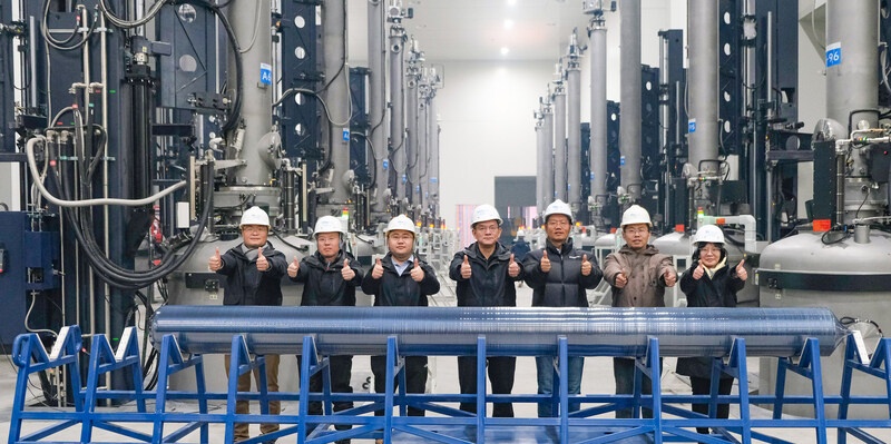 First 210mm n-type monocrystalline ingot rolls off production line at Trina Solar Qinghai Factory