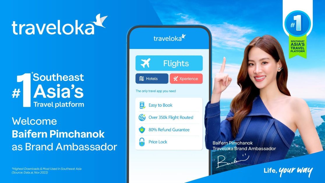 Traveloka Announces Baifern Pimchanok as the Brand Ambassador for Thailand and Vietnam