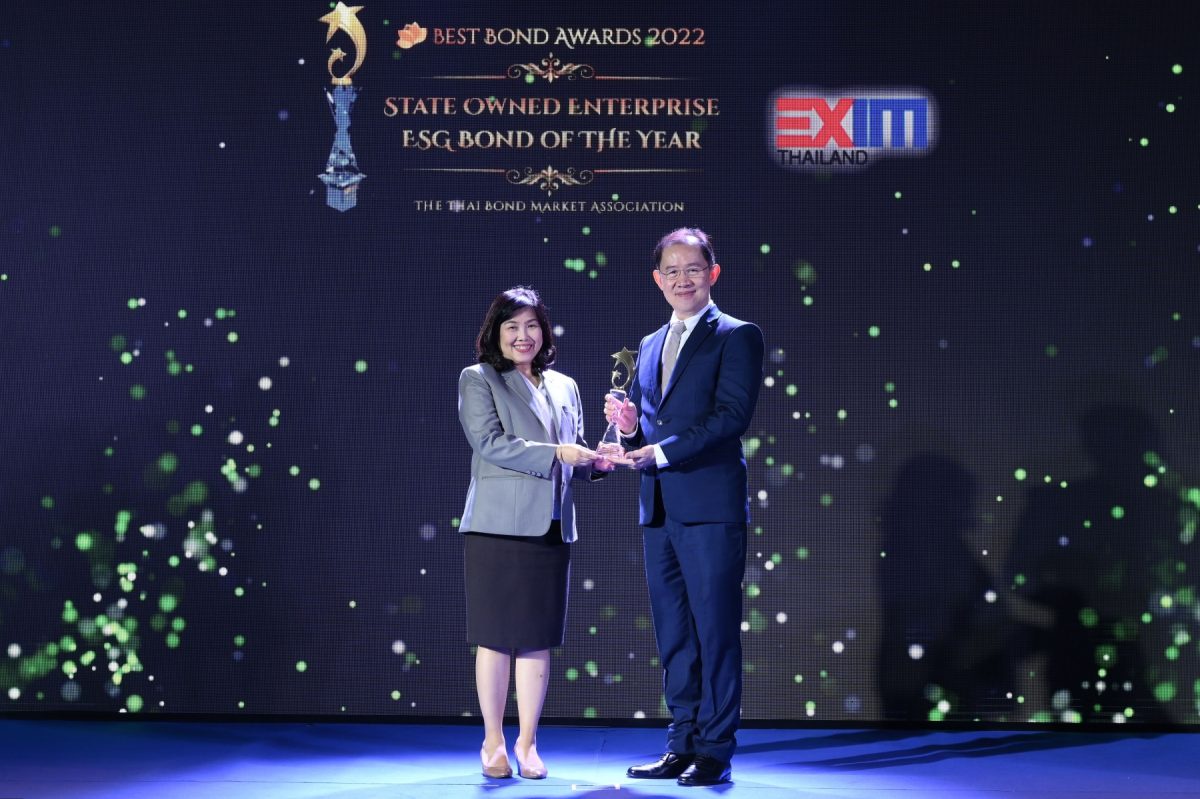 EXIM Thailand Wins Best Bond Awards 2022 from ThaiBMA