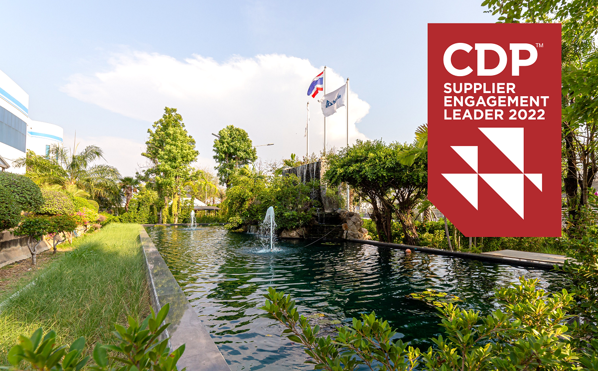 Delta Thailand Earns A Grade Supplier Engagement Leader 2022 Recognition by CDP for Supply Chain Sustainability