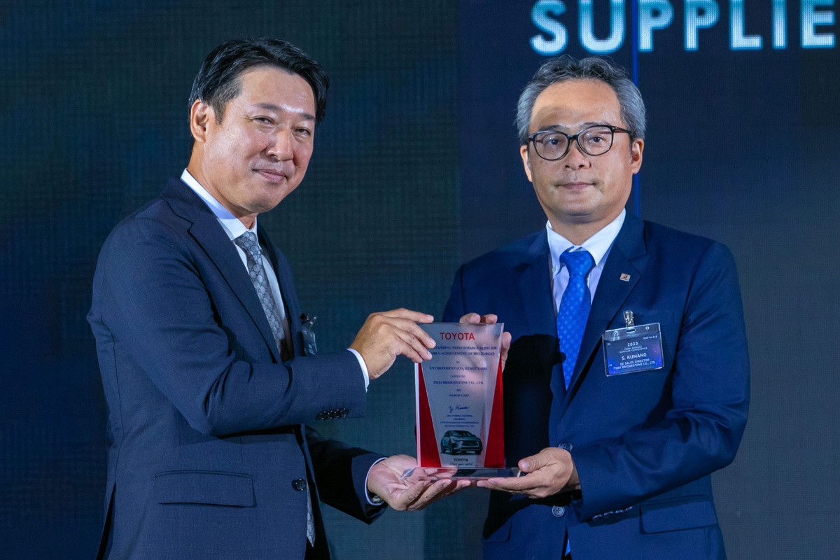 Bridgestone Wins Two Awards, 2022 Regional Outstanding Quality Performance and 2022 Outstanding Performance for Early Achievement of 2025 CO2 Reduction Target at 2023 TDEM Annual Supplier Conference