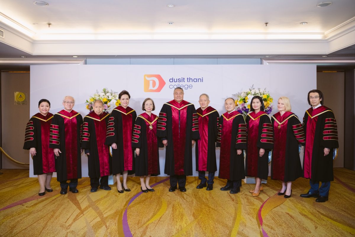 วันแห่งความภาคภูมิใจ วิทยาลัยดุสิตธานี จัดพิธีประสาทปริญญาบัตรแก่บัณฑิต ที่โรงแรมดุสิต ปริ๊นเซส ศรีนครินทร์ กรุงเทพฯ