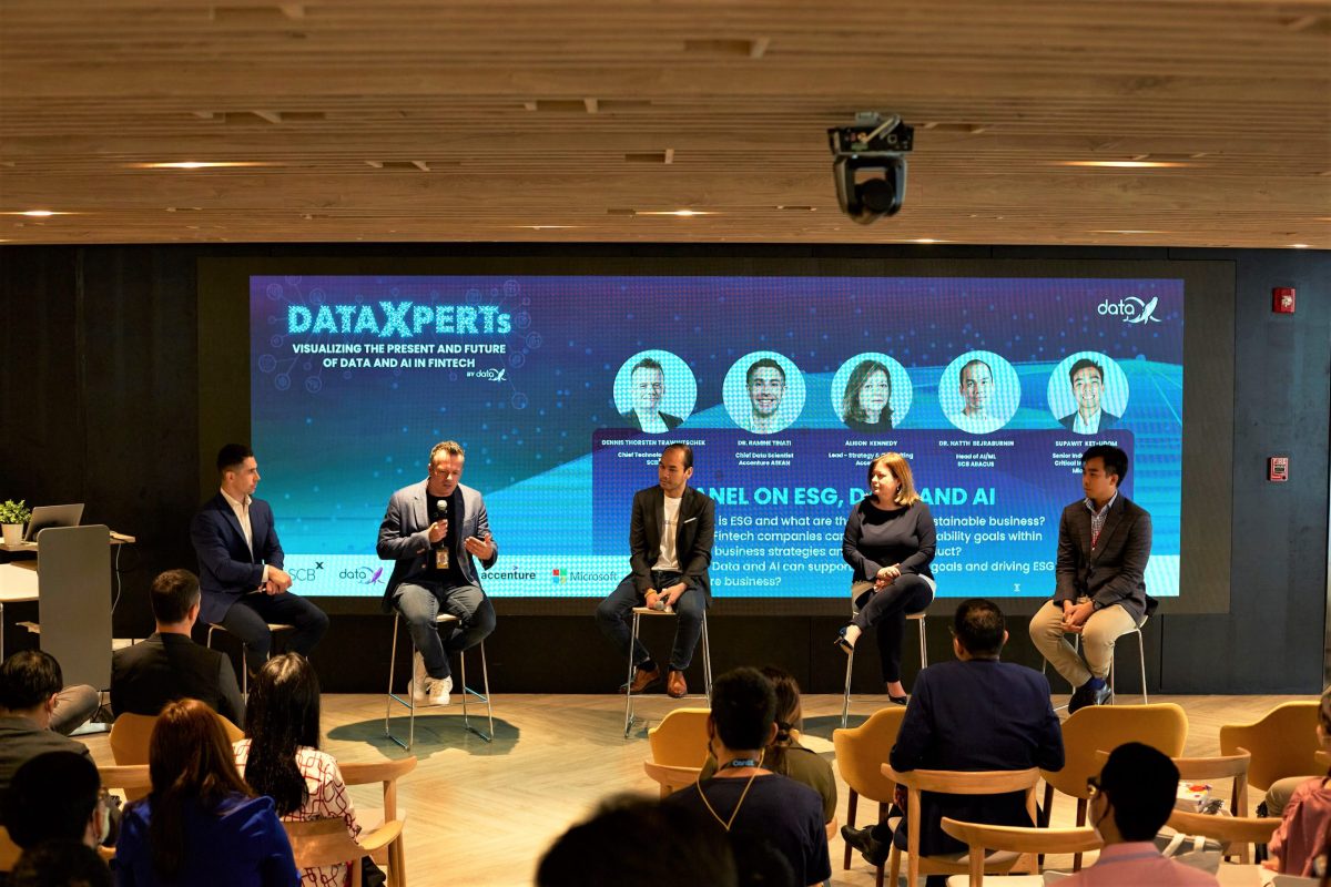 SCB DataX hosts Dataposts: Visualizing the Present and Future of Data and AI in Fintech seminar, featuring fintech gurus disseminating data and AI knowledge