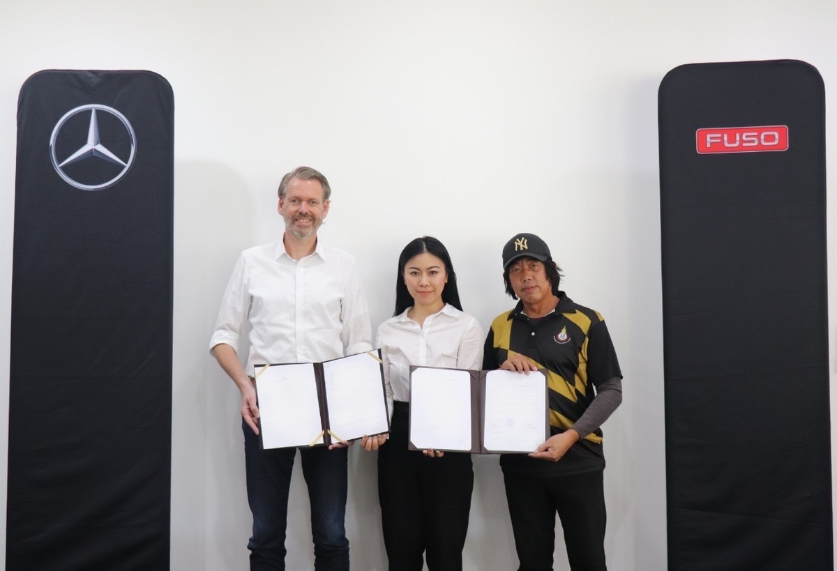 Daimler Commercial Vehicles Thailand or DCVT teams up with Kijsetthi kicking off 'On-Site Part Stock' to enhance the after-sales service quality