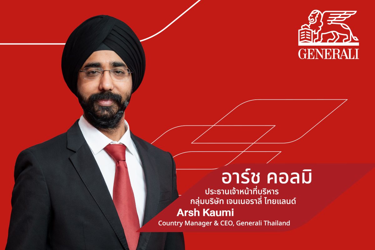 Generali appoints Arsh Kaumi as Generali Thailand's Country Manager and CEO of Generali Life Assurance (Thailand) Plc.
