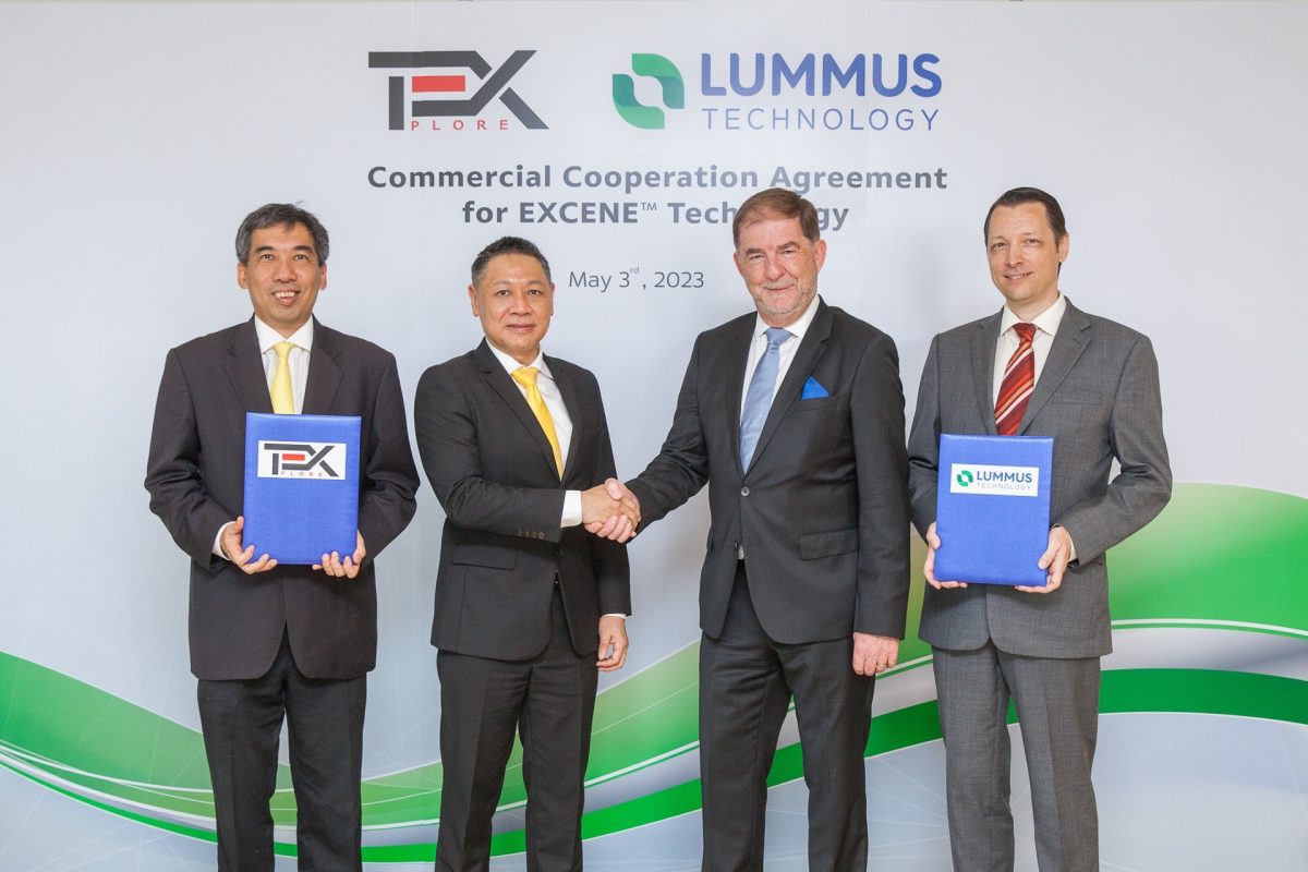 Texplore ประกาศความร่วมมือทางธุรกิจกับ Lummus Technology เพื่อการขายเชิงพาณิชย์ลิขสิทธิ์เทคโนโลยี EXCENE(TM) สำหรับผลิต HDPE