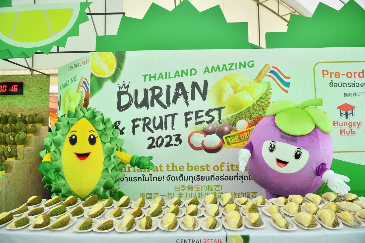 Tops, Thailand's original Monthong durian buffet, invites all to discover the charm of tropical fruits at 'Thailand Amazing Durian Fruit Fest 2023' aiming at generating income for Thai fruit farmers