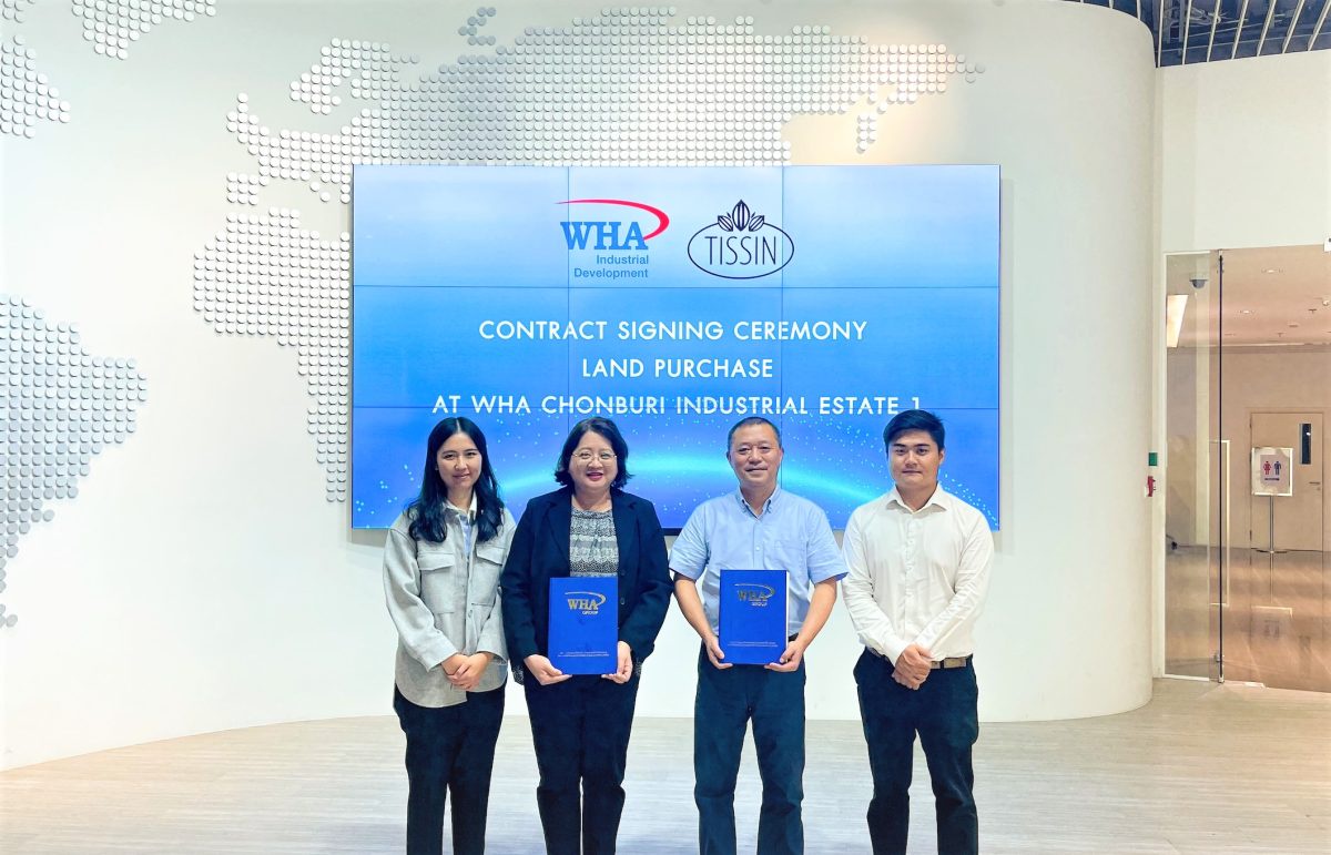 Tissin Food (Thailand) Finalizes Land Purchase Agreement at WHA Chonburi Industrial Estate 1