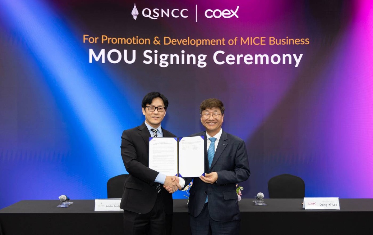 Coex and QSNCC signed MOU for the advancement of event industry in Korea and Thailand